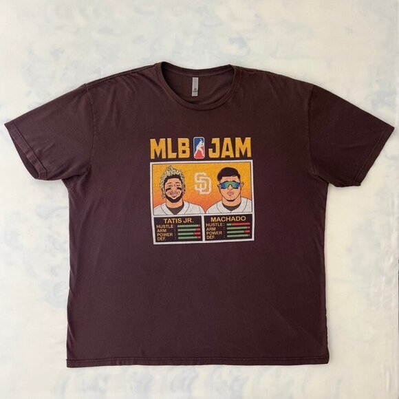 MLB Other - MLB Jam Tatis Jr Machado Brown Baseball Tee Shirt